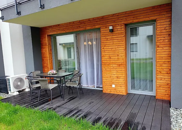 Apartament Sosnowy Z Dwoma Sypialniami I Ogrodkiem
